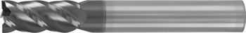 Frez walcowo-czołowy z nieregularnym podziałem ostrzy VHM, Z=4, do stali, żeliwa, inox - THM954-AP