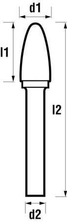 Frez pilnikowy łukowy zaokrąglony - F, RBF, SF
