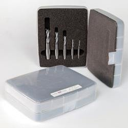 Zestaw frez promieniowy wydłużony VHM, Z=4, do stali i żeliwa - KIT THM713-AP