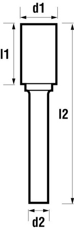 Frez pilnikowy walcowy z ostrzami na czole - B, ZYA-S, SB
